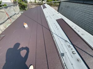 屋根修理 スーパーガルテクト設置